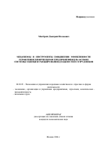 Механизмы и инструменты повышения эффективности управления химическими предприятиями на основе системы оценки и ранжирования должностей сотрудников - тема автореферата по экономике, скачайте бесплатно автореферат диссертации в экономической библиотеке