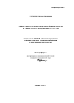 Эффективность инвестиционной деятельности в сфере малого предпринимательства - тема автореферата по экономике, скачайте бесплатно автореферат диссертации в экономической библиотеке