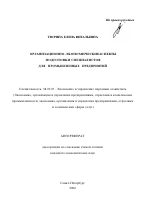 Организационно-экономические аспекты подготовки специалистов для промышленных предприятий - тема автореферата по экономике, скачайте бесплатно автореферат диссертации в экономической библиотеке