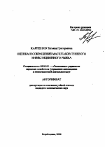 Оценка и сокращение масштабов теневого инвестиционного рынка - тема автореферата по экономике, скачайте бесплатно автореферат диссертации в экономической библиотеке