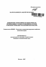 Повышение эффективности деятельности региональных газовых компаний на основе совершенствования управления персоналом - тема автореферата по экономике, скачайте бесплатно автореферат диссертации в экономической библиотеке