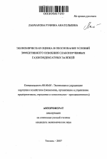 Экономическая оценка и обоснование условий эффективного освоения слабоизученных газоконденсатных залежей - тема автореферата по экономике, скачайте бесплатно автореферат диссертации в экономической библиотеке