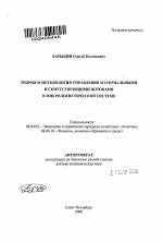Теория и методология управления материальными и сопутствующими потоками в микрологической системе - тема автореферата по экономике, скачайте бесплатно автореферат диссертации в экономической библиотеке