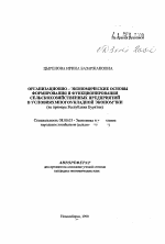 Организационно-экономические основы формирования и функционирования сельскохозяйственных предприятий в условиях многоукладной экономики - тема автореферата по экономике, скачайте бесплатно автореферат диссертации в экономической библиотеке