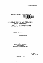 Экономическая цикломатика конъюнктуры газового рынка России - тема автореферата по экономике, скачайте бесплатно автореферат диссертации в экономической библиотеке