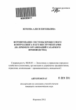 Формирование системы процессного контроллинга и его инструментария - тема автореферата по экономике, скачайте бесплатно автореферат диссертации в экономической библиотеке