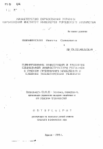 Планирование инвестиций в развитие социальной инфраструктуры регионов с риском проживания населения в сложных экологических условиях - тема автореферата по экономике, скачайте бесплатно автореферат диссертации в экономической библиотеке