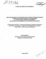 ОРГАНИЗАЦИОННО-ЭКОНОМИЧЕСКИЕ ОСНОВЫ ФОРМИРОВАНИЯ И РАЗВИТИЯ КОРПОРАТИВНЫХ ОБЪЕДИНЕНИЙ В АГРОПРОМЫШЛЕННОМ КОМПЛЕКСЕ (НА ПРИМЕРЕ КАБАРДИНО-БАЛКАРСКОЙ РЕСПУБЛИКИ) - тема автореферата по экономике, скачайте бесплатно автореферат диссертации в экономической библиотеке