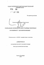 Социально-экономические границы рыночных отношений в здравоохранении - тема автореферата по экономике, скачайте бесплатно автореферат диссертации в экономической библиотеке