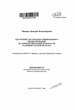 Построение системы внутрифирменного бюджетирования - тема автореферата по экономике, скачайте бесплатно автореферат диссертации в экономической библиотеке