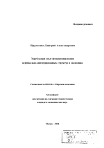 Зарубежный опыт функционирования вертикально-интегрированных структур в экономике - тема автореферата по экономике, скачайте бесплатно автореферат диссертации в экономической библиотеке