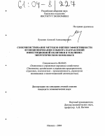 Совершенствование методов оценки эффективности функционирования и выбора направлений инвестиционной политики в топливно-энергетическом комплексе - тема диссертации по экономике, скачайте бесплатно в экономической библиотеке
