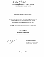 Стратегии управления малым предприятием на кризисной стадии его жизненного цикла - тема диссертации по экономике, скачайте бесплатно в экономической библиотеке