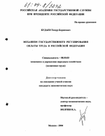 Механизм государственного регулирования оплаты труда в Российской Федерации - тема диссертации по экономике, скачайте бесплатно в экономической библиотеке