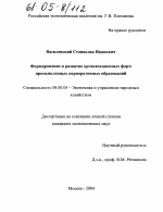 Формирование и развитие организационных форм промышленных корпоративных образований - тема диссертации по экономике, скачайте бесплатно в экономической библиотеке