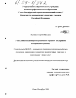 Управление товарооборотом розничного торгового предприятия в современных условиях - тема диссертации по экономике, скачайте бесплатно в экономической библиотеке