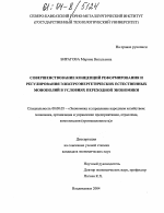 Совершенствование концепций реформирования и регулирования электроэнергетических естественных монополий в условиях переходной экономики - тема диссертации по экономике, скачайте бесплатно в экономической библиотеке