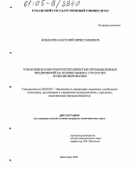 Управление конкурентоспособностью промышленных предприятий на основе выбора стратегии функционирования - тема диссертации по экономике, скачайте бесплатно в экономической библиотеке
