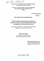 Структуризация факторов надежности цепей поставок плодоовощной продукции - тема диссертации по экономике, скачайте бесплатно в экономической библиотеке