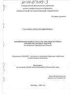 Формирование инфраструктуры локального рынка продовольственных товаров - тема диссертации по экономике, скачайте бесплатно в экономической библиотеке