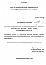 Совершенствование стратегического планирования производственной деятельности рыбохозяйственных предприятий в рыночной экономике - тема диссертации по экономике, скачайте бесплатно в экономической библиотеке