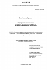 Формирование экономического потенциала строительного предприятия в условиях диверсификации производства - тема диссертации по экономике, скачайте бесплатно в экономической библиотеке