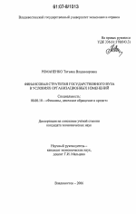 Финансовая стратегия государственного вуза в условиях организационных изменений - тема диссертации по экономике, скачайте бесплатно в экономической библиотеке