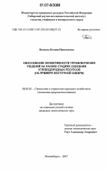 Обоснование эффективности управленческих решений на ранних стадиях освоения углеводородных ресурсов - тема диссертации по экономике, скачайте бесплатно в экономической библиотеке