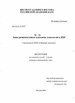 Зоны развития новых и высоких технологий в КНР - тема диссертации по экономике, скачайте бесплатно в экономической библиотеке