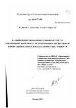 Развитие интегрированных торговых структур в переходной экономике с использованием инструментов бизнес-диагностики и показателей результативности - тема диссертации по экономике, скачайте бесплатно в экономической библиотеке