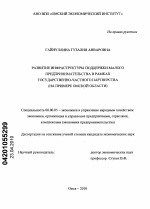 Развитие инфраструктуры поддержки малого предпринимательства в рамках государственно-частного партнерства - тема диссертации по экономике, скачайте бесплатно в экономической библиотеке