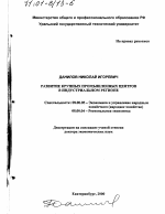 Развитие крупных промышленных центров в индустриальном регионе - тема диссертации по экономике, скачайте бесплатно в экономической библиотеке