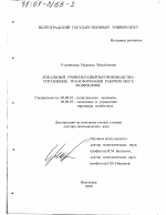 Локальный уровень развития производства - тема диссертации по экономике, скачайте бесплатно в экономической библиотеке