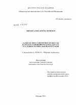 Развитие инвестиционных процессов в странах таможенного союза ЕврАзЭС в условиях региональной интеграции - тема диссертации по экономике, скачайте бесплатно в экономической библиотеке