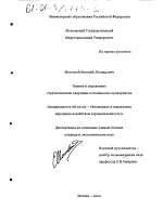 Оценка и управление стратегическим кадровым потенциалом предприятия - тема диссертации по экономике, скачайте бесплатно в экономической библиотеке