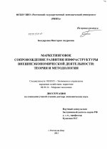 Маркетинговое сопровождение развития инфраструктуры внешнеэкономической деятельности: теория и методология - тема диссертации по экономике, скачайте бесплатно в экономической библиотеке