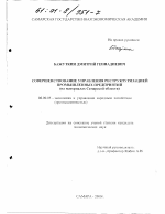 Совершенствование управления реструктуризацией промышленных предприятий - тема диссертации по экономике, скачайте бесплатно в экономической библиотеке