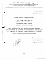 Методы самоорганизации промышленных предприятий на основе эволюционного подхода - тема диссертации по экономике, скачайте бесплатно в экономической библиотеке