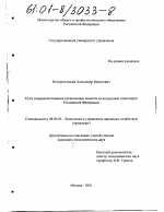 Пути совершенствования организации лизинга на воздушном транспорте Российской Федерации - тема диссертации по экономике, скачайте бесплатно в экономической библиотеке