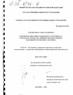 Формирование инвестиционного потенциала городских земель - тема диссертации по экономике, скачайте бесплатно в экономической библиотеке