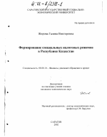 Формирование специальных налоговых режимов в Республике Казахстан - тема диссертации по экономике, скачайте бесплатно в экономической библиотеке