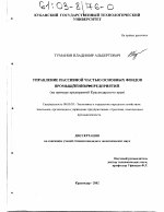 Управление пассивной частью основных фондов промышленных предприятий - тема диссертации по экономике, скачайте бесплатно в экономической библиотеке