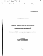 Управление процессом маркетинга на предприятиях в условиях неопределенности и динамики рынков - тема диссертации по экономике, скачайте бесплатно в экономической библиотеке