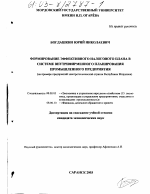 Формирование эффективного налогового плана в системе внутрифирменного планирования промышленного предприятия - тема диссертации по экономике, скачайте бесплатно в экономической библиотеке