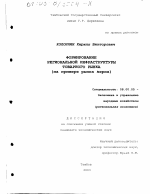 Формирование региональной инфраструктуры товарного рынка - тема диссертации по экономике, скачайте бесплатно в экономической библиотеке
