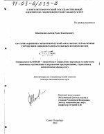 Организационно-экономический механизм управления городским общеобразовательным комплексом - тема диссертации по экономике, скачайте бесплатно в экономической библиотеке