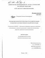 Повышение конкурентоспособности хозяйствующих субъектов на основе горизонтальной интеграции - тема диссертации по экономике, скачайте бесплатно в экономической библиотеке