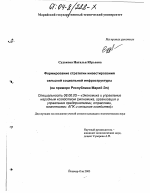 Формирование стратегии инвестирования сельской социальной инфраструктуры - тема диссертации по экономике, скачайте бесплатно в экономической библиотеке