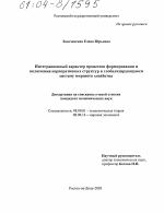 Интеграционный характер процессов формирования и включения корпоративных структур в глобализирующуюся систему мирового хозяйства - тема диссертации по экономике, скачайте бесплатно в экономической библиотеке